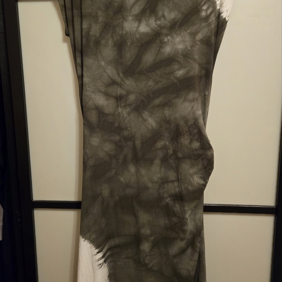 VANESSA WILLIAMS Stretch COTTON SPANDEX MOSS TYE DYE DRESS SIZE LARGE So Sexy. - Picture 3 of 6